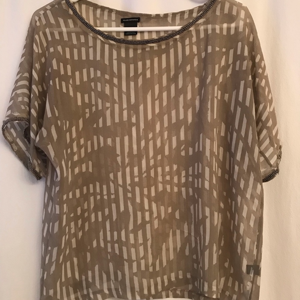 Club Monaco Sheer Top
